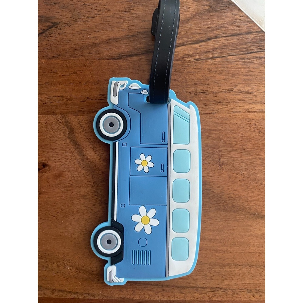 Daisey Blue Hippie Van‎ Luggage Tag